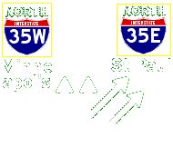 35W/35E Split